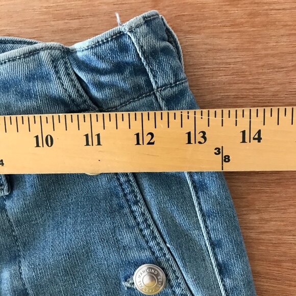 7 for all Mankind Portia Slim Jeans Women 27 Blue High Rise Button Fly Stretch - Picture 10 of 15